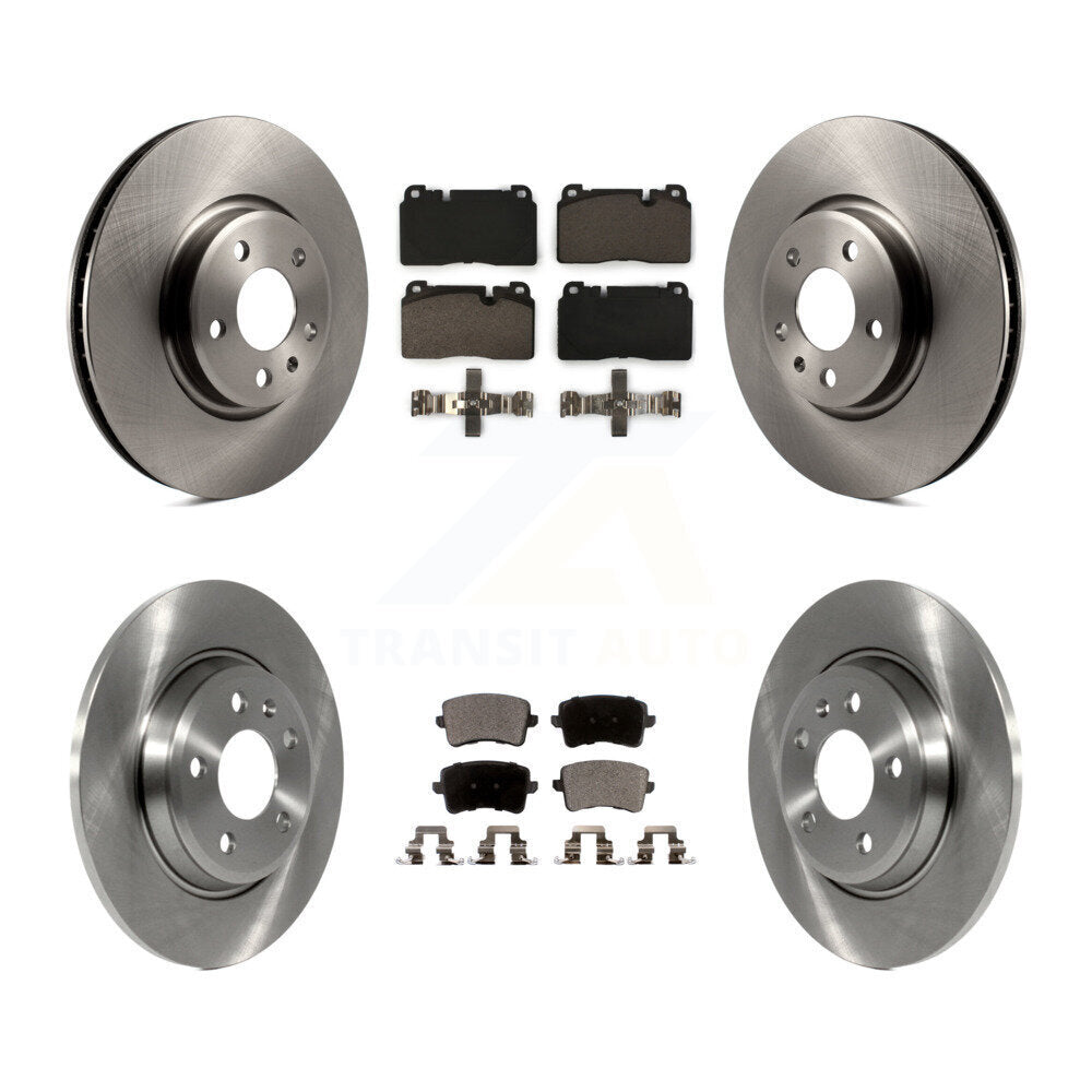 Front Rear Disc Brake Rotors And Ceramic Pads Kit For Audi Q5
