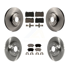 Front Rear Disc Brake Rotors And Ceramic Pads Kit For Audi Q5