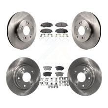 Charger l'image dans la galerie, Front Rear Disc Brake Rotors And Ceramic Pads Kit For Honda Civic