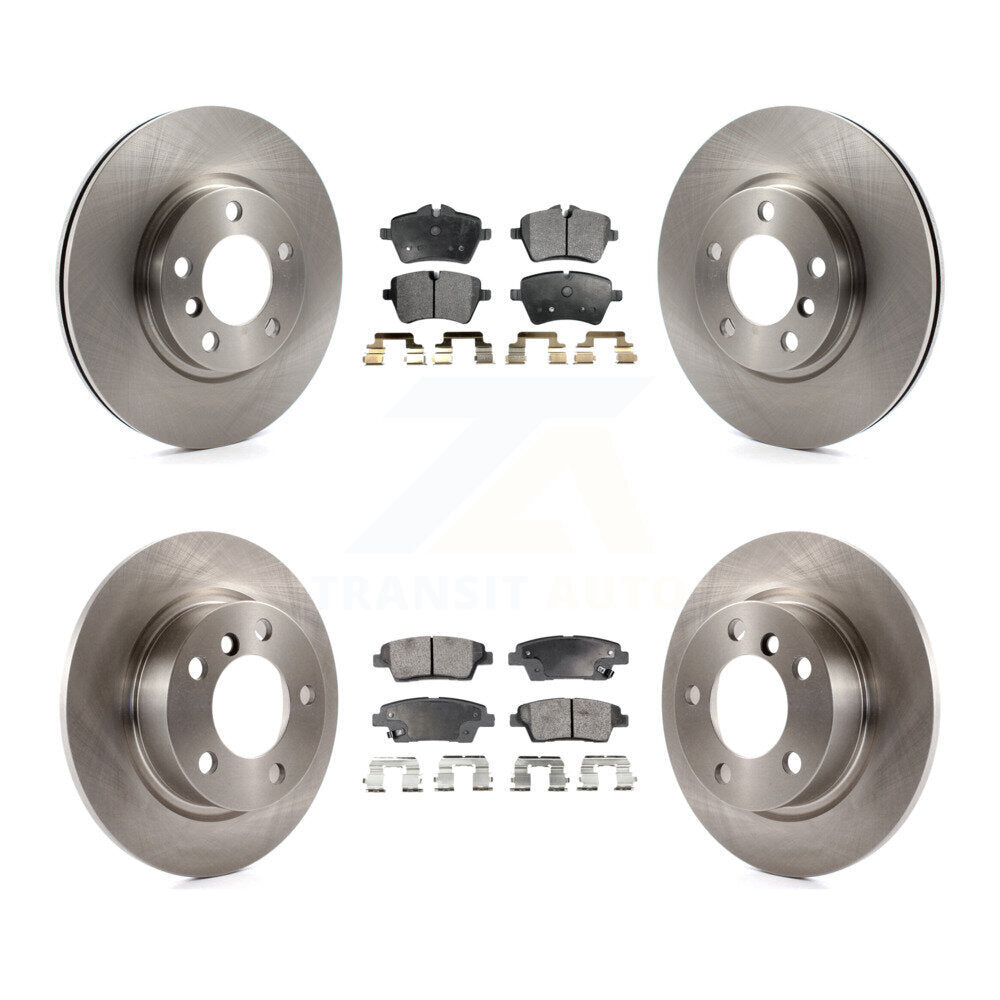 Front Rear Disc Brake Rotor & Ceramic Pad Kit For Mini Cooper Countryman Paceman