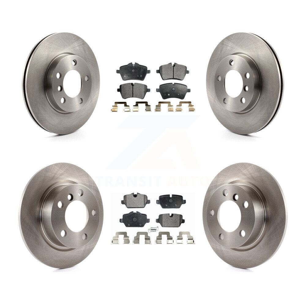 Front Rear Disc Brake Rotor & Ceramic Pad Kit For Mini Cooper Countryman Paceman