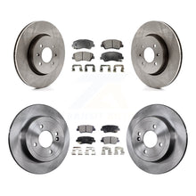 Charger l'image dans la galerie, Front Rear Disc Brake Rotors And Ceramic Pads Kit For Kia Rio