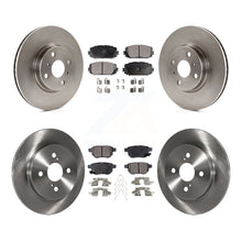 Load image into Gallery viewer, Front Rear Disc Brake Rotors And Ceramic Pads Kit For Toyota Yaris