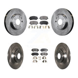 Front Rear Disc Brake Rotors And Ceramic Pads Kit For Mazda CX-5