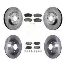 Load image into Gallery viewer, Front Rear Disc Brake Rotors And Ceramic Pads Kit For Mazda 6