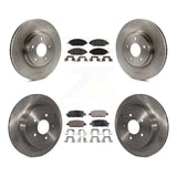 Front Rear Brake Rotor And Ceramic Pad Kit For Nissan Pathfinder Murano INFINITI