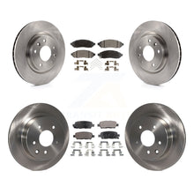 Load image into Gallery viewer, Front Rear Disc Brake Rotors And Ceramic Pads Kit For Nissan LEAF