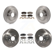 Load image into Gallery viewer, Front Rear Disc Brake Rotors And Ceramic Pads Kit For Nissan LEAF
