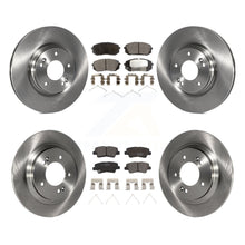 Charger l'image dans la galerie, Front Rear Disc Brake Rotors And Ceramic Pads Kit For Kia Optima