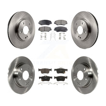 Charger l'image dans la galerie, Front Rear Disc Brake Rotors And Ceramic Pads Kit For Honda Civic