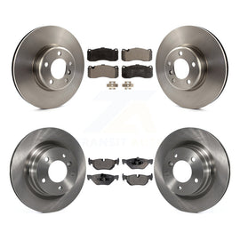 [Front+Rear] 2013 BMW 328i Coupe with 3.0L Premium OE Brake Rotors & Ceramic Pads Kit For Max Braking