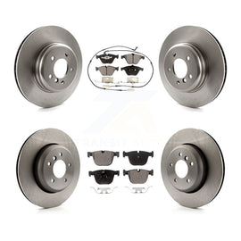 Front Rear Disc Brake Rotors & Ceramic Pad Kit For BMW 650i 535i 550i 645Ci 545i