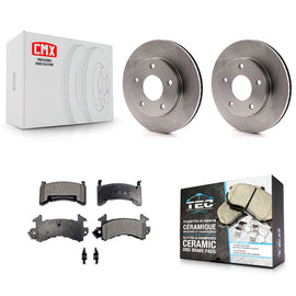 Rear Brake Rotor And Ceramic Pad Kit For Cadillac Eldorado Buick Riviera Seville
