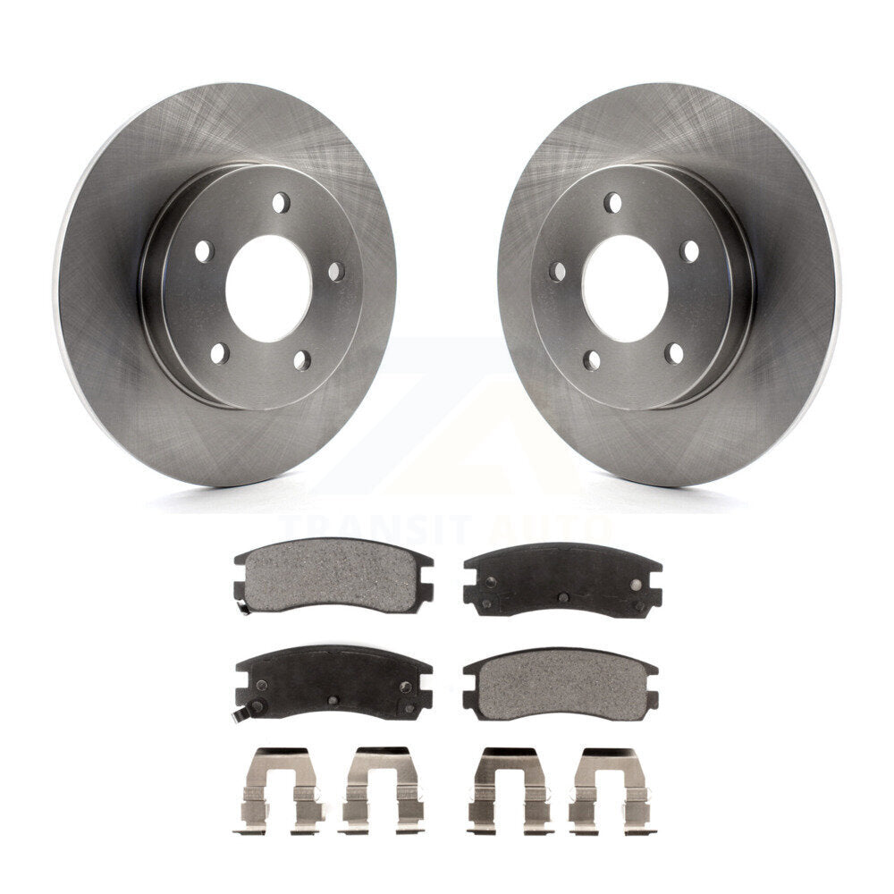 Rear Brake Rotor Ceramic Pad Kit For Cadillac DeVille Buick Park Avenue Eldorado