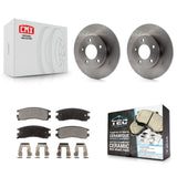 Rear Brake Rotor Ceramic Pad Kit For Cadillac DeVille Buick Park Avenue Eldorado