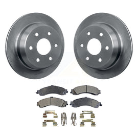 [Rear] 2002 Chevrolet Suburban 1500 4WD Premium OE Brake Rotors & Ceramic Pads Kit For Max Braking