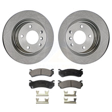 Load image into Gallery viewer, Rear Brake Rotor Ceramic Pad Kit For Chevrolet Silverado 2500 HD GMC Sierra 3500