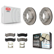 Load image into Gallery viewer, Rear Brake Rotor &amp; Ceramic Pad Kit For Chevrolet Silverado 2500 HD GMC Sierra H2