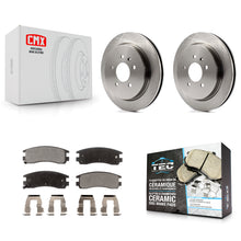 Load image into Gallery viewer, [Rear] 03-04 Cadillac Seville With Vented Rotor Premium OE Brake Rotors &amp; Ceramic Pads Kit For Max Braking
