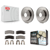 [Rear] 03-04 Cadillac Seville With Vented Rotor Premium OE Brake Rotors & Ceramic Pads Kit For Max Braking