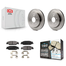 Load image into Gallery viewer, Rear Disc Brake Rotors And Ceramic Pads Kit For Cadillac CTS STS