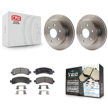 Load image into Gallery viewer, Rear Disc Brake Rotors And Ceramic Pad Kit For Chevrolet Express 2500 GMC Savana