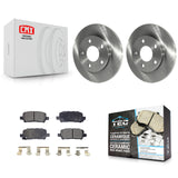 Rear Brake Rotor & Ceramic Pad Kit For Chevrolet Impala Pontiac Grand Prix Buick