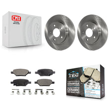 Charger l'image dans la galerie, Rear Brake Rotor &amp; Ceramic Pad Kit For Chevrolet Malibu Pontiac G6 Cobalt Saturn