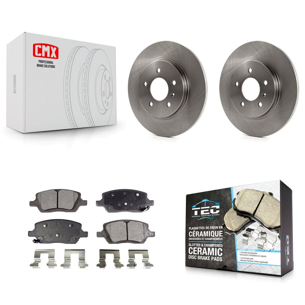 Rear Brake Rotors & Ceramic Pad Kit For Chevrolet Uplander Pontiac Montana Buick