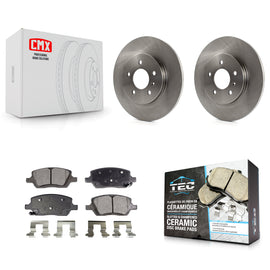 Rear Brake Rotors & Ceramic Pad Kit For Chevrolet Uplander Pontiac Montana Buick