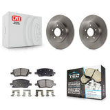 Rear Brake Rotors & Ceramic Pad Kit For Chevrolet Uplander Pontiac Montana Buick