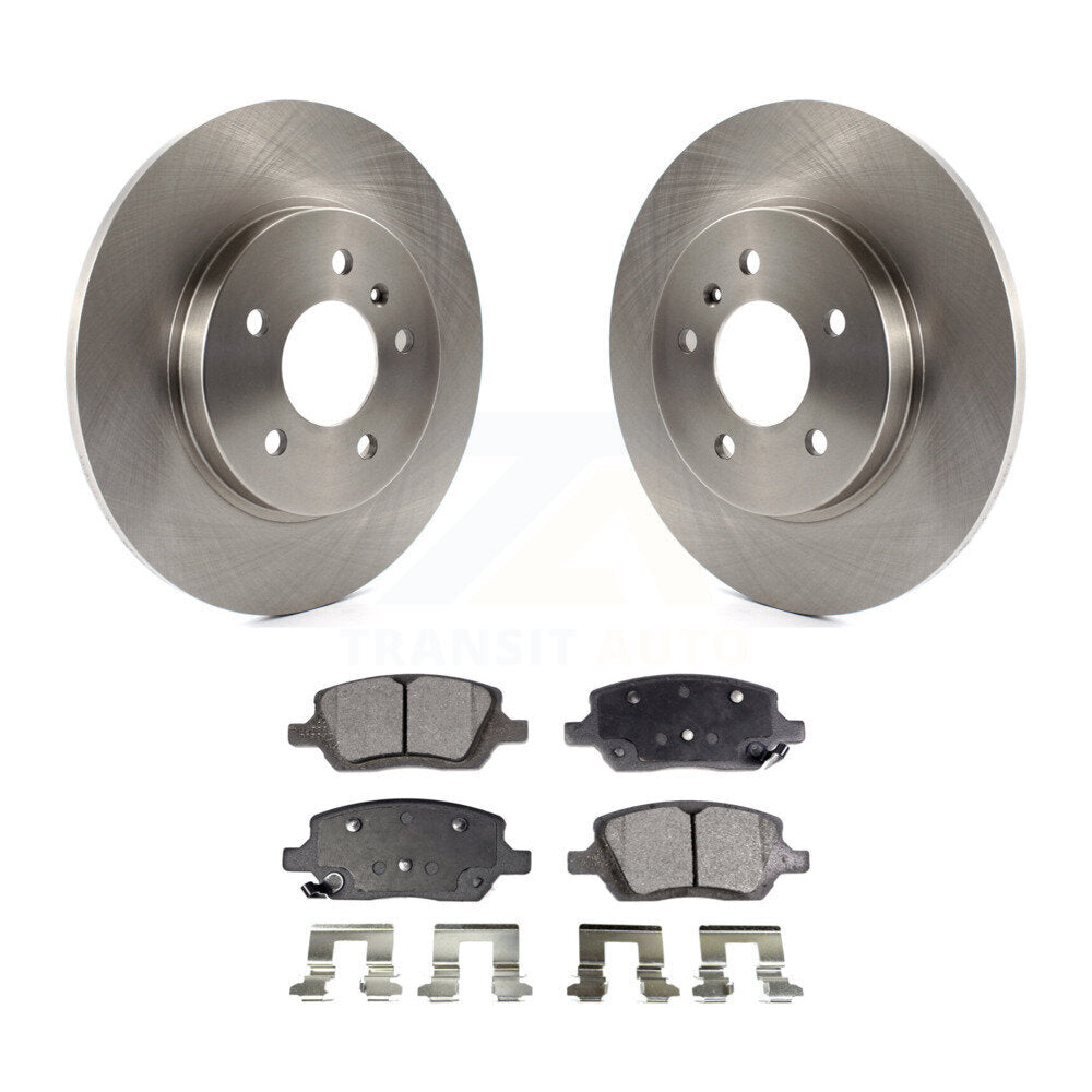 Rear Brake Rotors & Ceramic Pad Kit For Chevrolet Uplander Pontiac Montana Buick