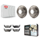 Rear Disc Brake Rotors And Ceramic Pads Kit For Hummer H3 H3T