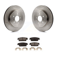 Load image into Gallery viewer, Rear Disc Brake Rotors And Ceramic Pads Kit For Cadillac STS CTS