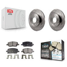 Charger l'image dans la galerie, Rear Brake Rotors &amp; Ceramic Pad Kit For Chevrolet Uplander Buick Terraza Pontiac