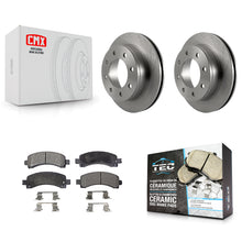 Load image into Gallery viewer, Rear Disc Brake Rotor Ceramic Pad Kit For Chevrolet Express 3500 2500 GMC Savana