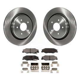 Rear Disc Brake Rotors And Ceramic Pads Kit For Chevrolet Corvette Cadillac XLR