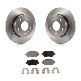[Rear] 2008-2009 Saturn Astra Premium OE Brake Rotors & Ceramic Pads Kit For Max Braking