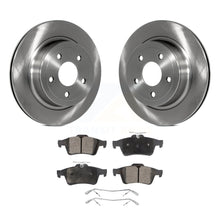 Charger l&#39;image dans la galerie, Rear Disc Brake Rotors And Ceramic Pads Kit For 2008-2010 Chevrolet Cobalt SS