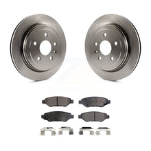 Charger l&#39;image dans la galerie, Rear Disc Brake Rotors And Ceramic Pads Kit For Chevrolet Camaro Cadillac CTS