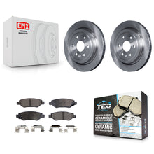 Load image into Gallery viewer, Rear Disc Brake Rotors And Ceramic Pads Kit For Cadillac SRX Saab 9-4X