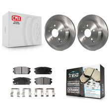 Load image into Gallery viewer, [Rear] 2010-2017 Chevrolet Equinox GMC Terrain Premium OE Brake Rotors &amp; Ceramic Pads Kit For Max Braking