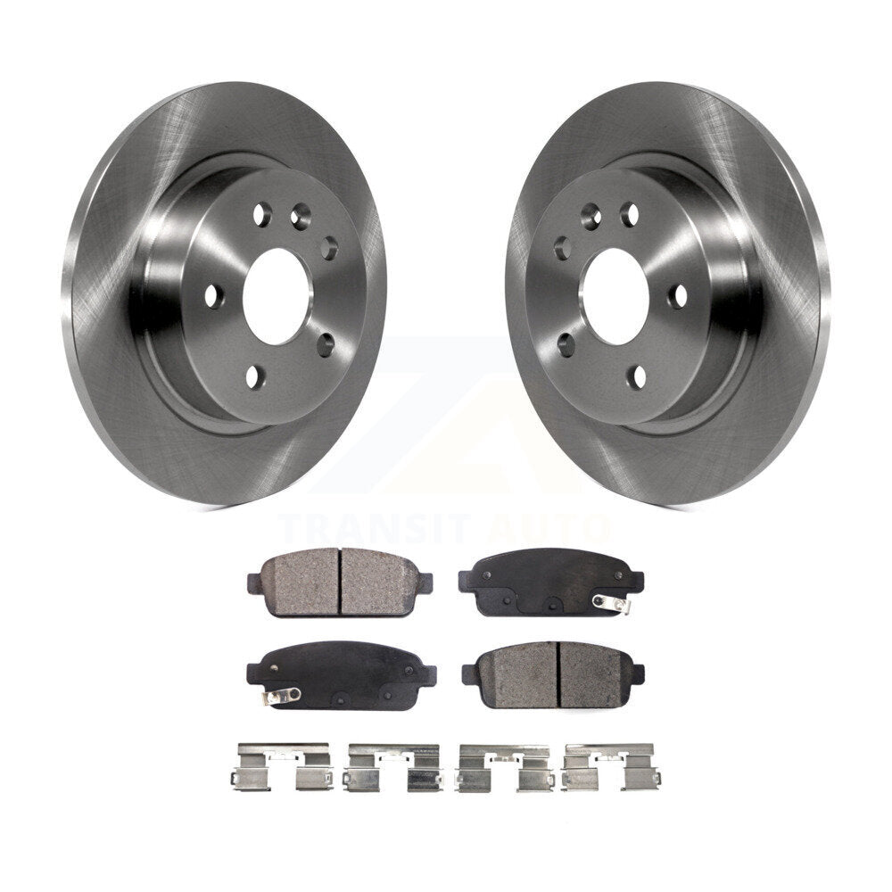 Rear Brake Rotor And Ceramic Pad Kit For Chevrolet Cruze Sonic Buick Encore Trax