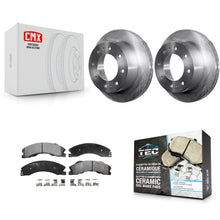 Load image into Gallery viewer, Rear Brake Rotor Ceramic Pad Kit For Chevrolet Silverado 2500 HD GMC Sierra 3500