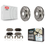 Rear Brake Rotors Ceramic Pad Kit For Chevrolet Traverse GMC Acadia Cadillac XT5