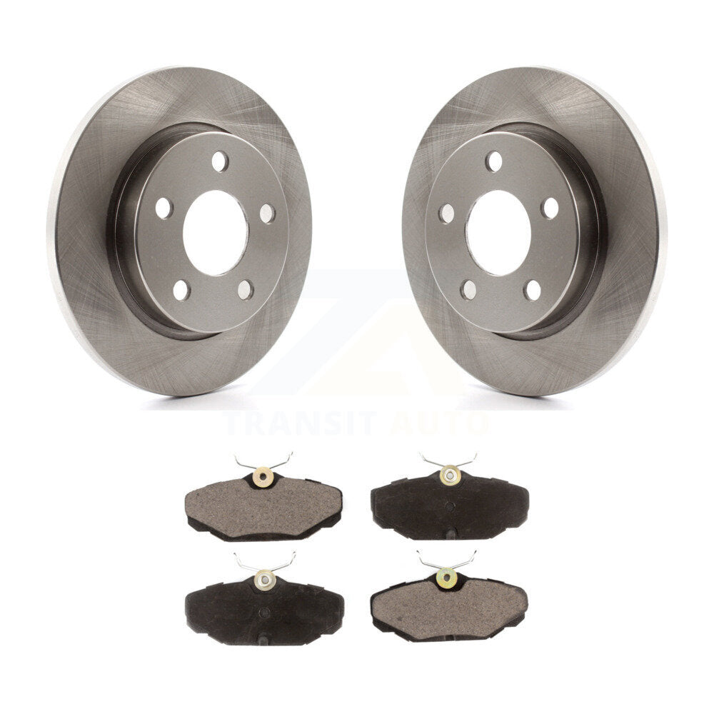 Rear Disc Brake Rotors And Ceramic Pad Kit For Ford Taurus Mercury Sable Lincoln