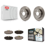 Rear Disc Brake Rotors And Ceramic Pad Kit For Ford Taurus Mercury Sable Lincoln