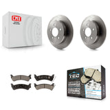 Rear Disc Brake Rotors And Ceramic Pads Kit For Ford Explorer Sport Trac