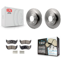 Load image into Gallery viewer, Rear Disc Brake Rotors And Ceramic Pad Kit For Ford Explorer Mercury Mountaineer