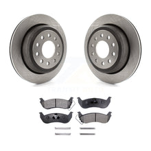 Charger l&#39;image dans la galerie, Rear Disc Brake Rotors And Ceramic Pads Kit For 2003-2011 Lincoln Town Car Sedan